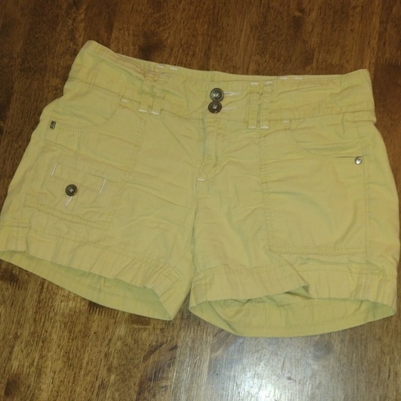 Pilcro and the Letterpress Pants - Mustard Yellow Pilcro and the Letter Press Shorts 26